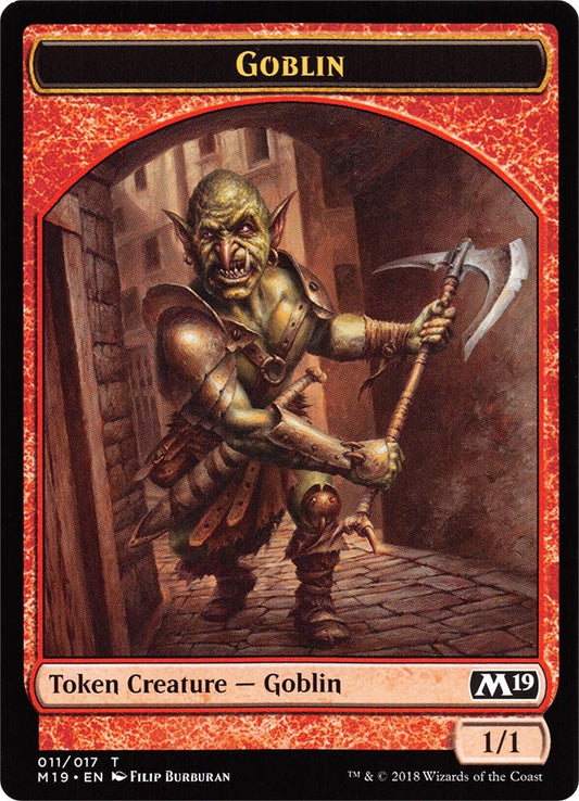 Image for Goblin // Thopter Double-Sided Token (Game Night) (11 // 14) (M19) - Magic: The Gathering