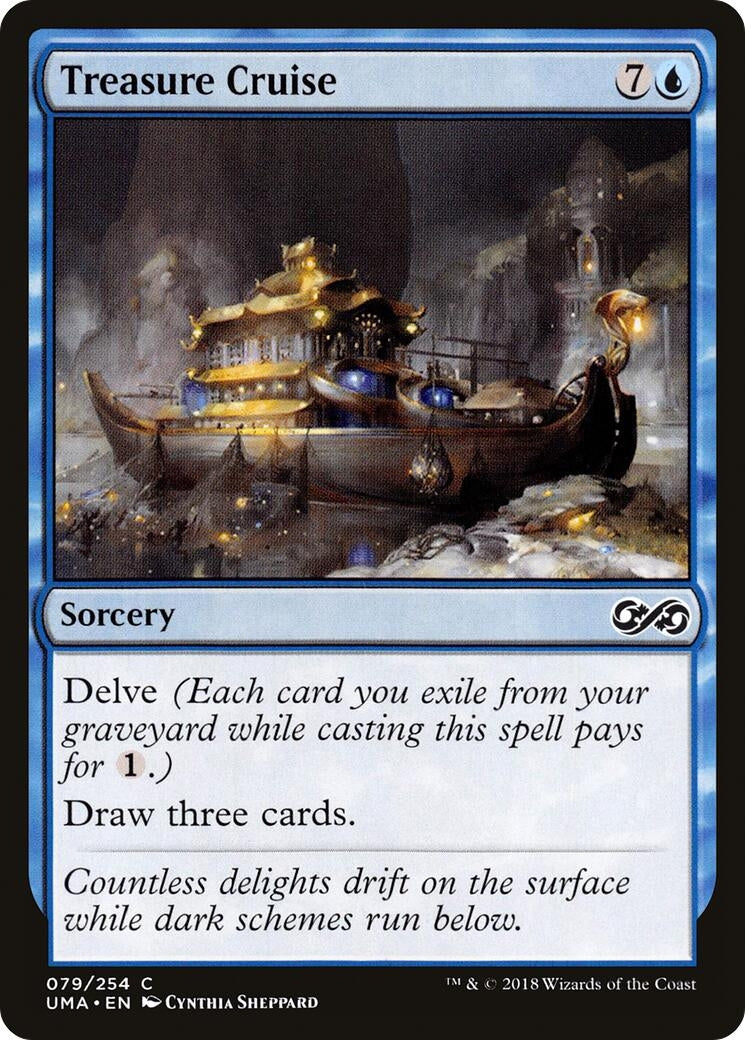 Image for Treasure Cruise (79) (UMA) - Magic: The Gathering