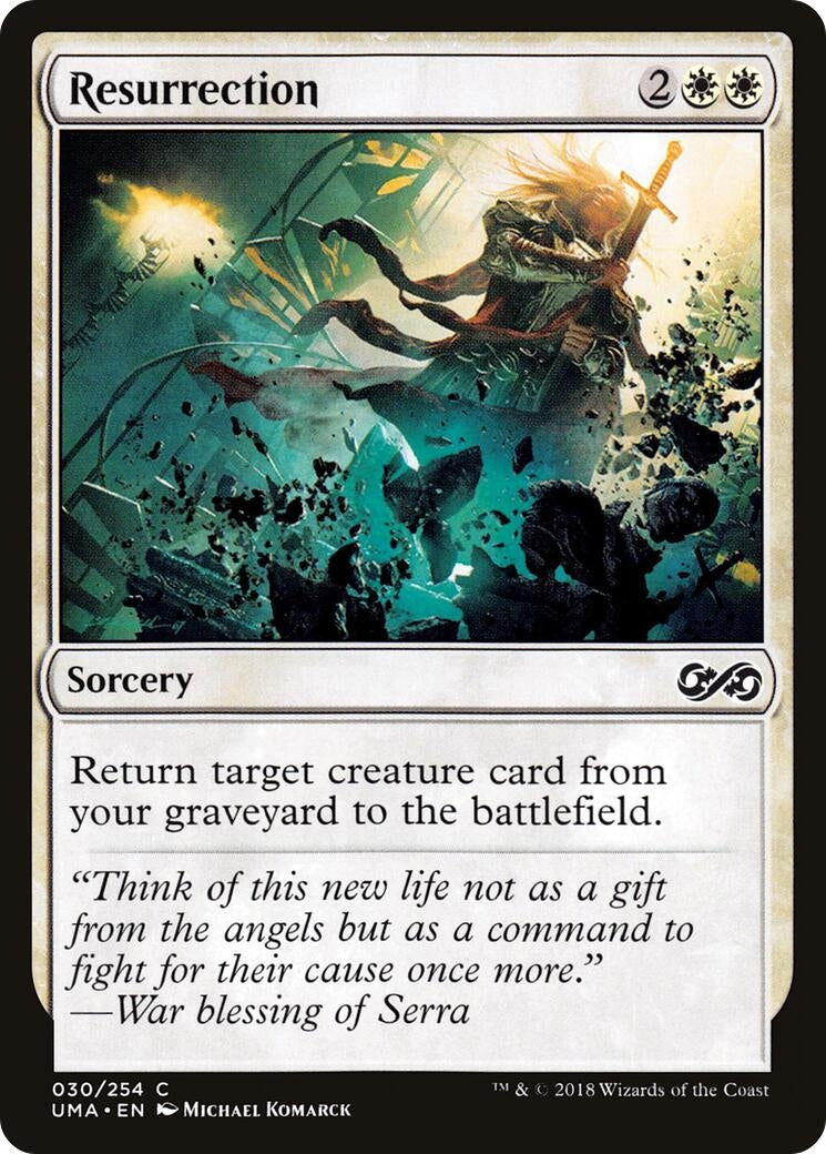 Image for Resurrection (30) (UMA) - Magic: The Gathering