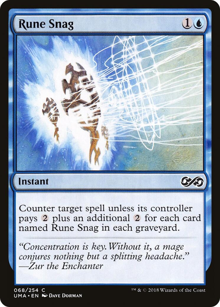 Image for Rune Snag (68) (UMA) - Magic: The Gathering