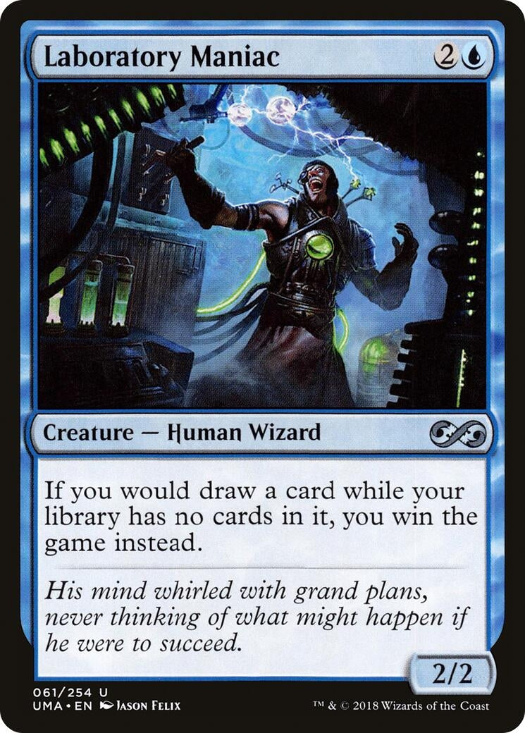 Image for Laboratory Maniac (61) (UMA) - Magic: The Gathering
