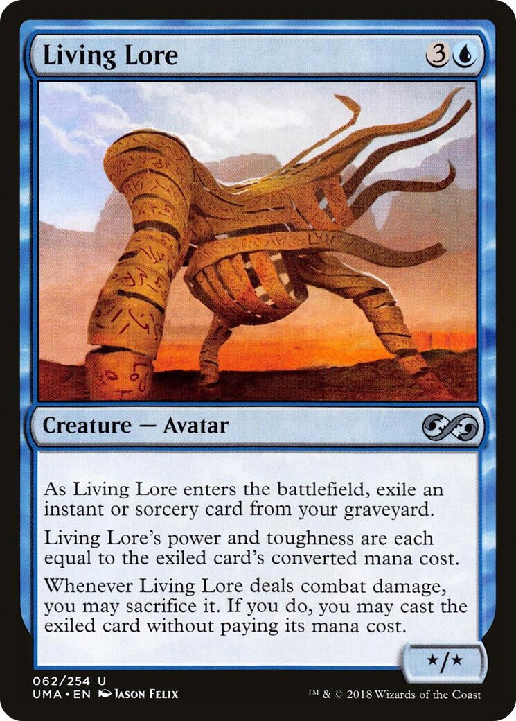 Image for Living Lore (62) (UMA) - Magic: The Gathering