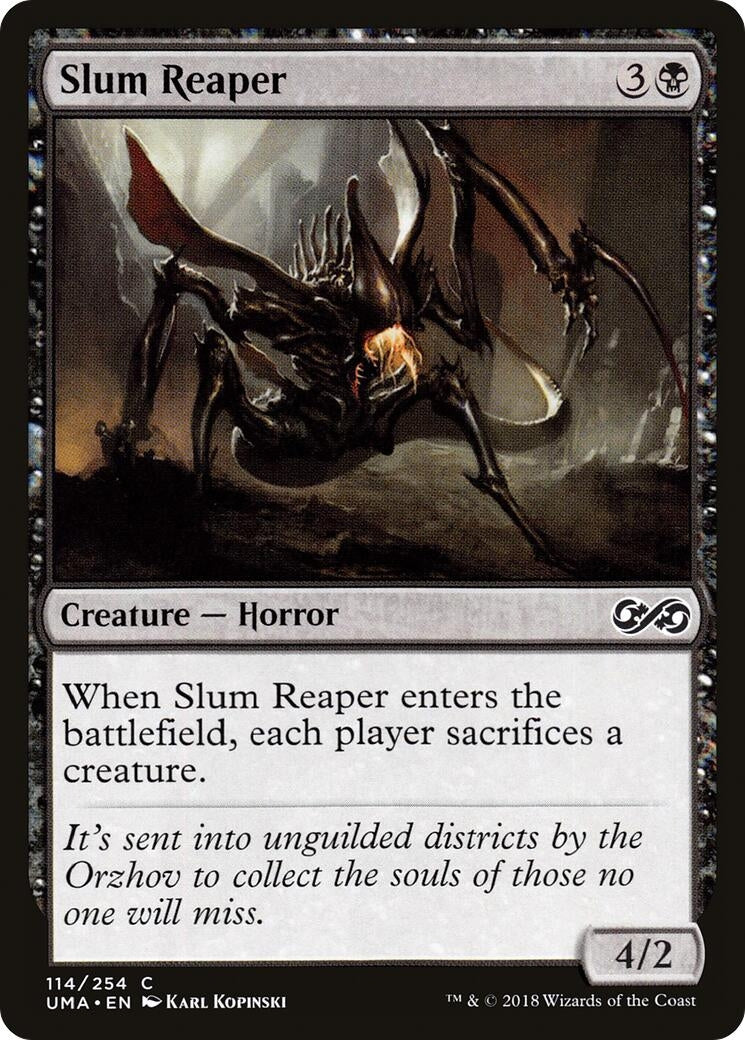 Image for Slum Reaper (114) (UMA) - Magic: The Gathering