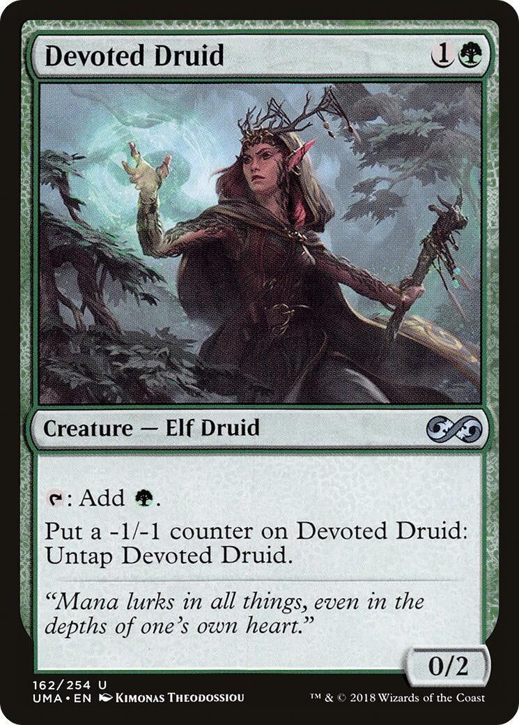 Image for Devoted Druid (162) (UMA) - Magic: The Gathering