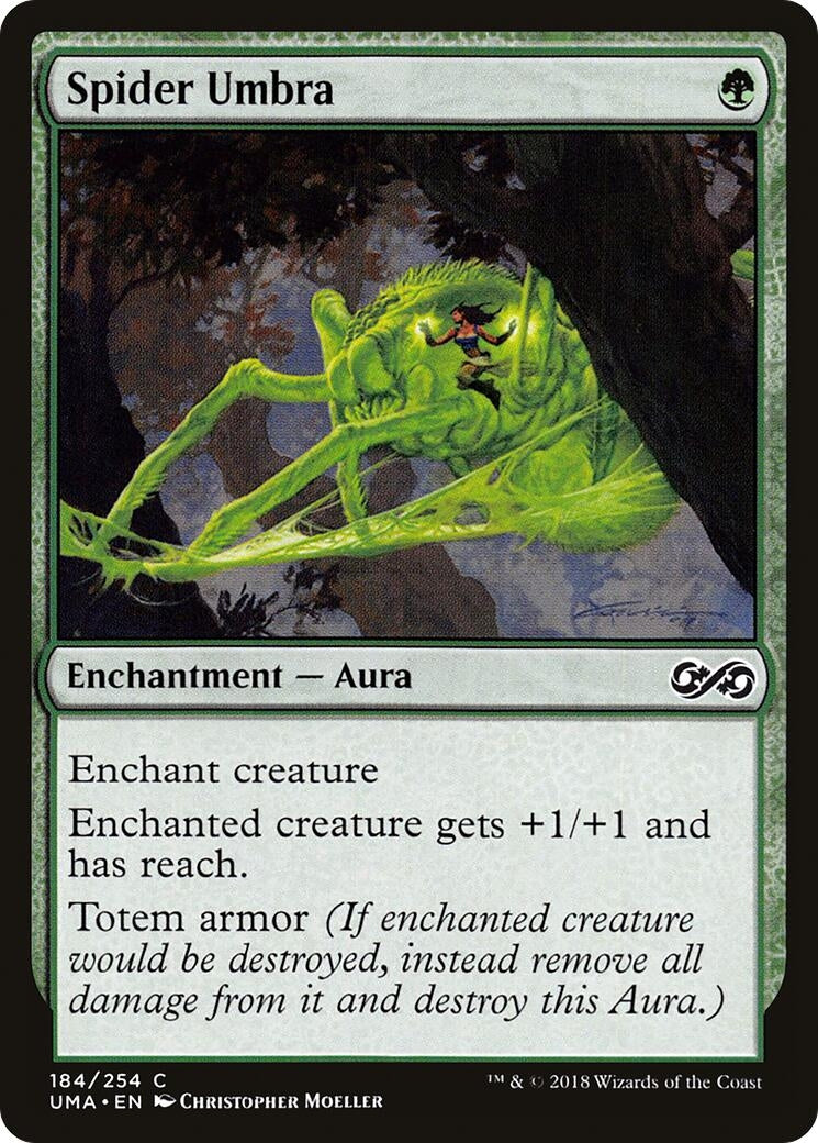 Image for Spider Umbra (184) (UMA) - Magic: The Gathering