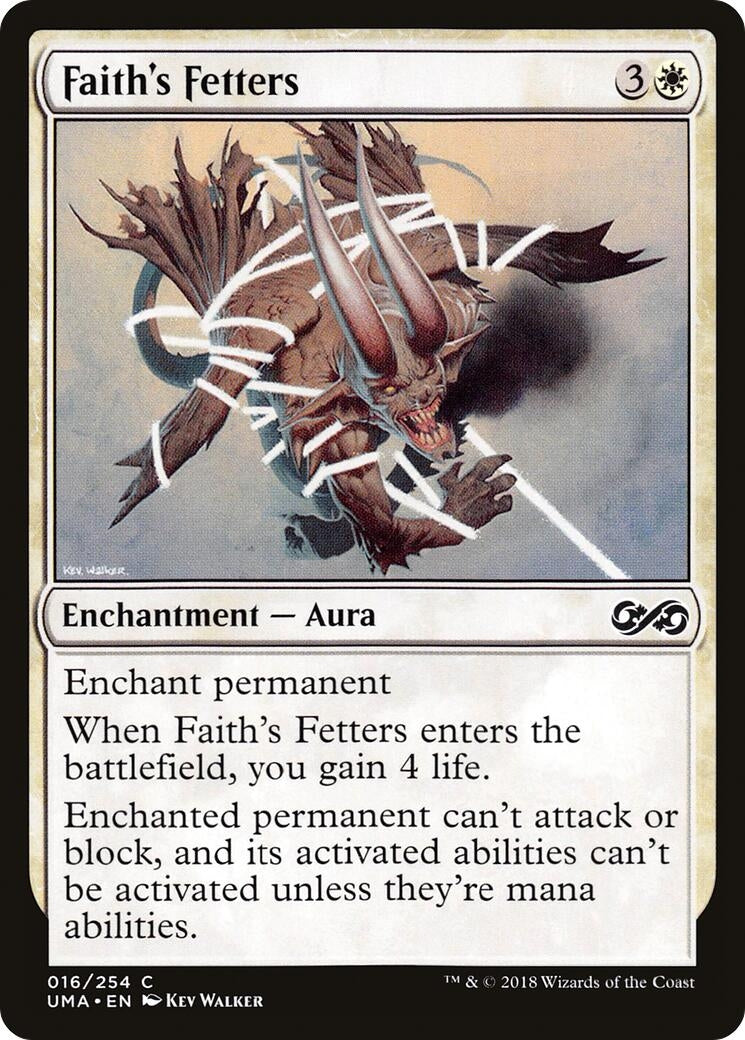 Image for Faith's Fetters (16) (UMA) - Magic: The Gathering