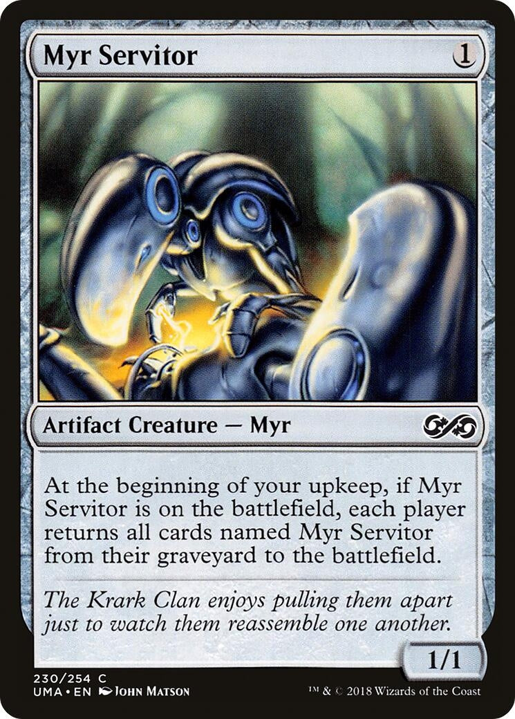 Image for Myr Servitor (230) (UMA) - Magic: The Gathering