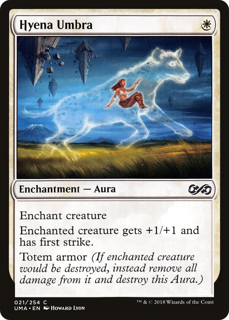 Image for Hyena Umbra (21) (UMA) - Magic: The Gathering