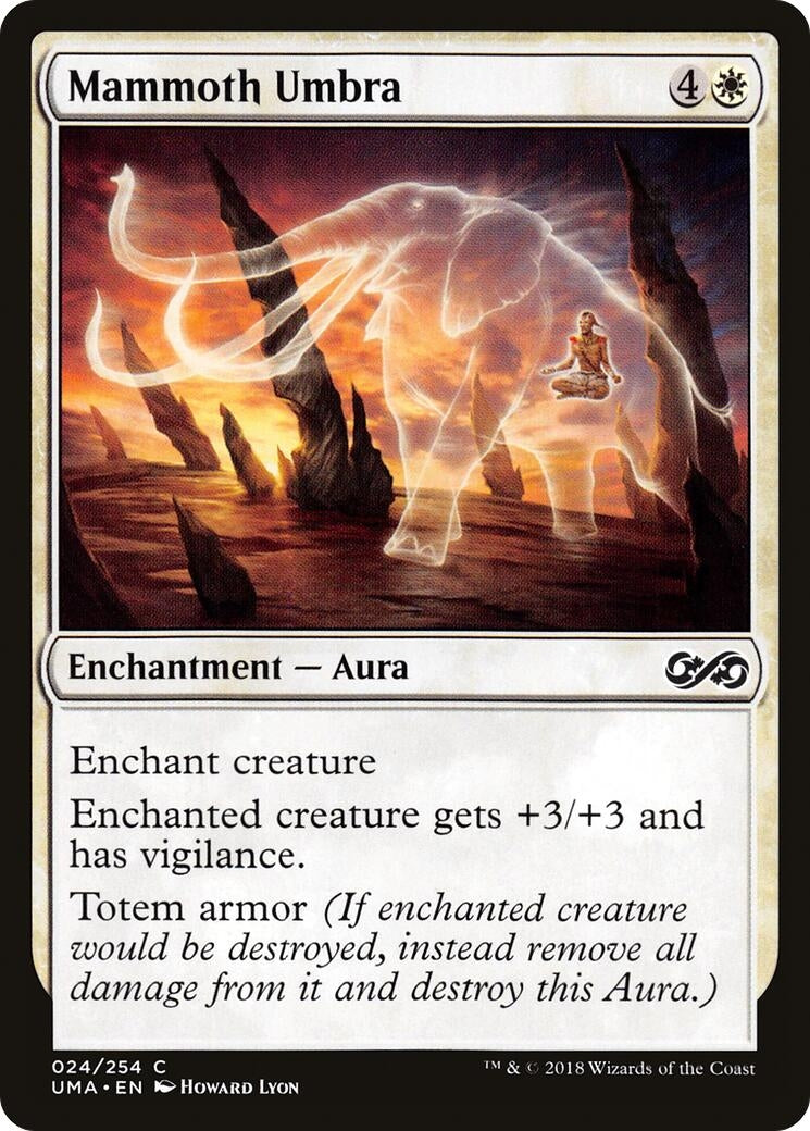 Image for Mammoth Umbra (24) (UMA) - Magic: The Gathering
