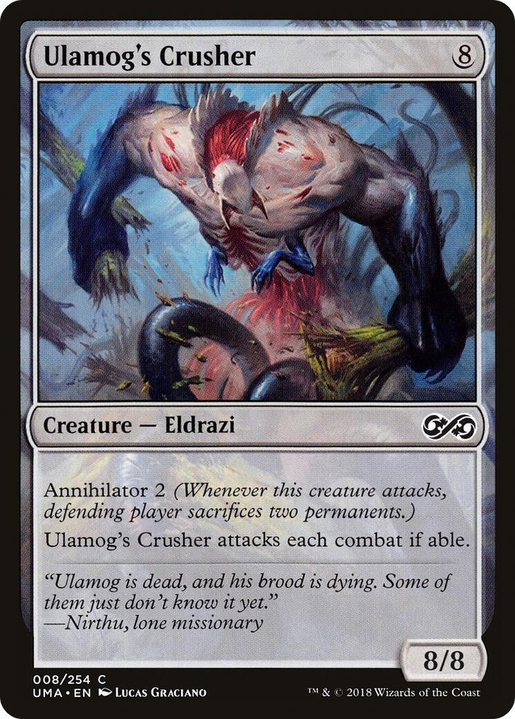 Image for Ulamog's Crusher (8) (UMA) - Magic: The Gathering