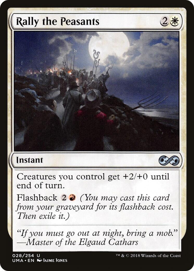 Image for Rally the Peasants (28) (UMA) - Magic: The Gathering