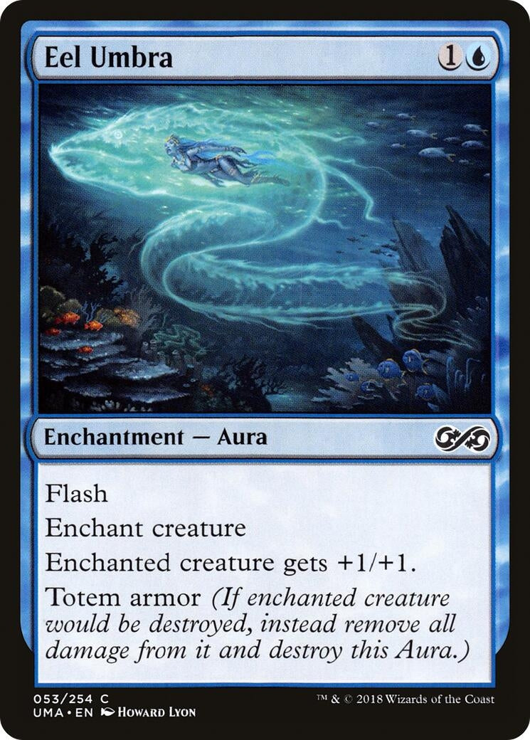 Image for Eel Umbra (53) (UMA) - Magic: The Gathering