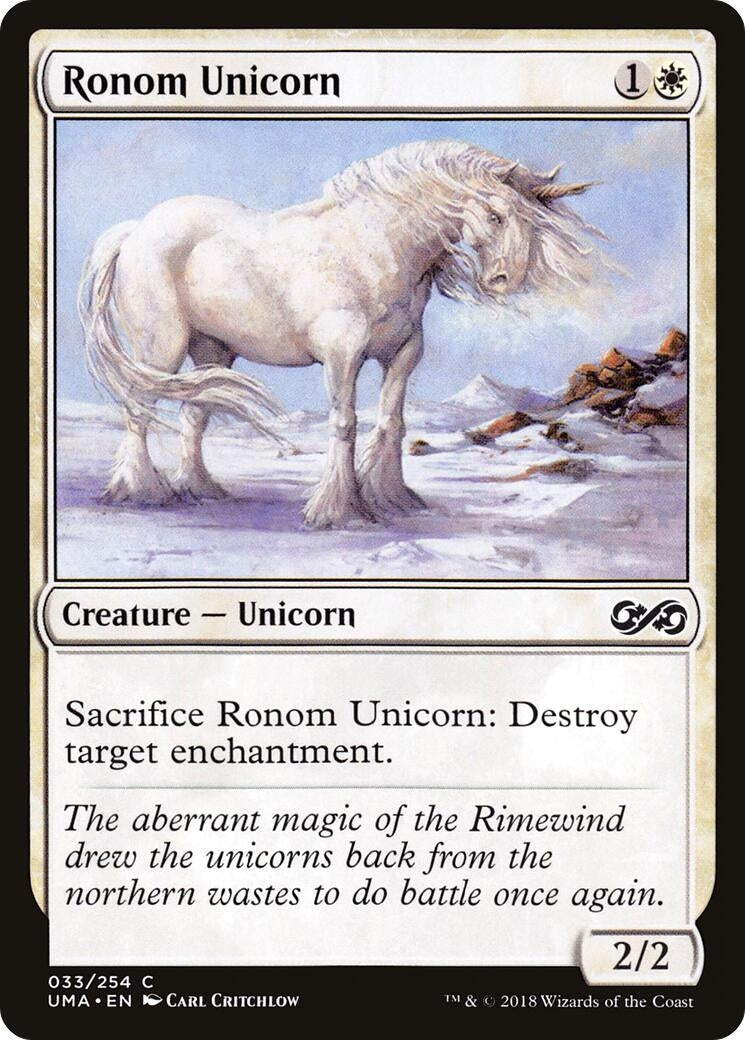 Image for Ronom Unicorn (33) (UMA) - Magic: The Gathering