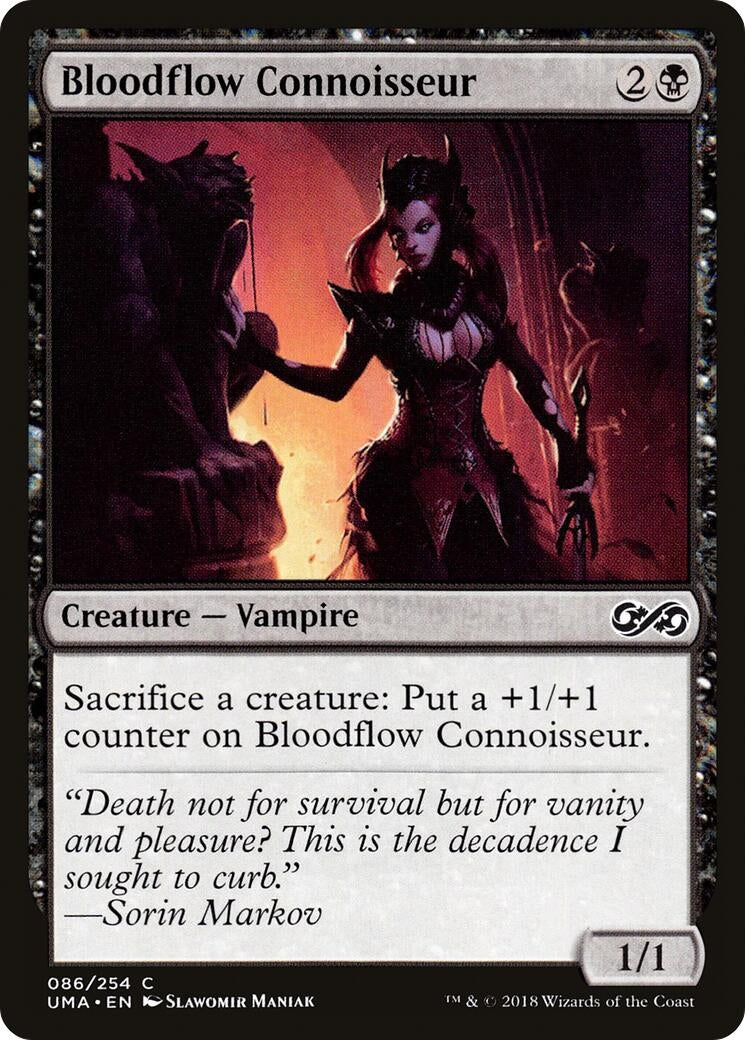 Image for Bloodflow Connoisseur (86) (UMA) - Magic: The Gathering