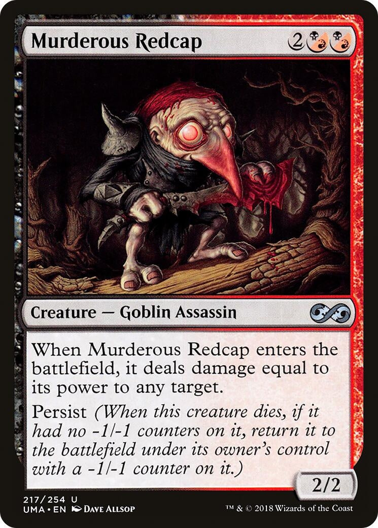 Image for Murderous Redcap (217) (UMA) - Magic: The Gathering
