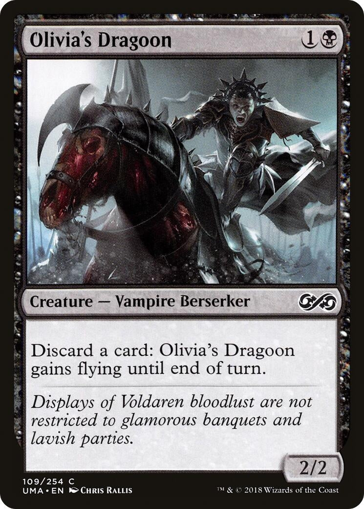 Image for Olivia's Dragoon (109) (UMA) - Magic: The Gathering