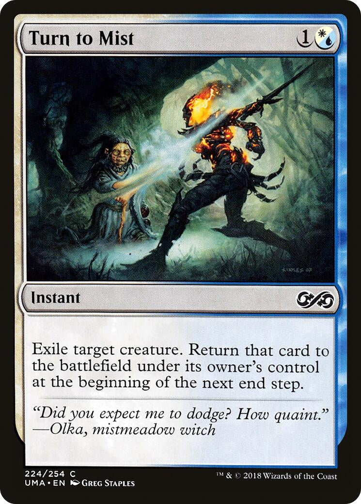 Image for Turn to Mist (224) (UMA) - Magic: The Gathering