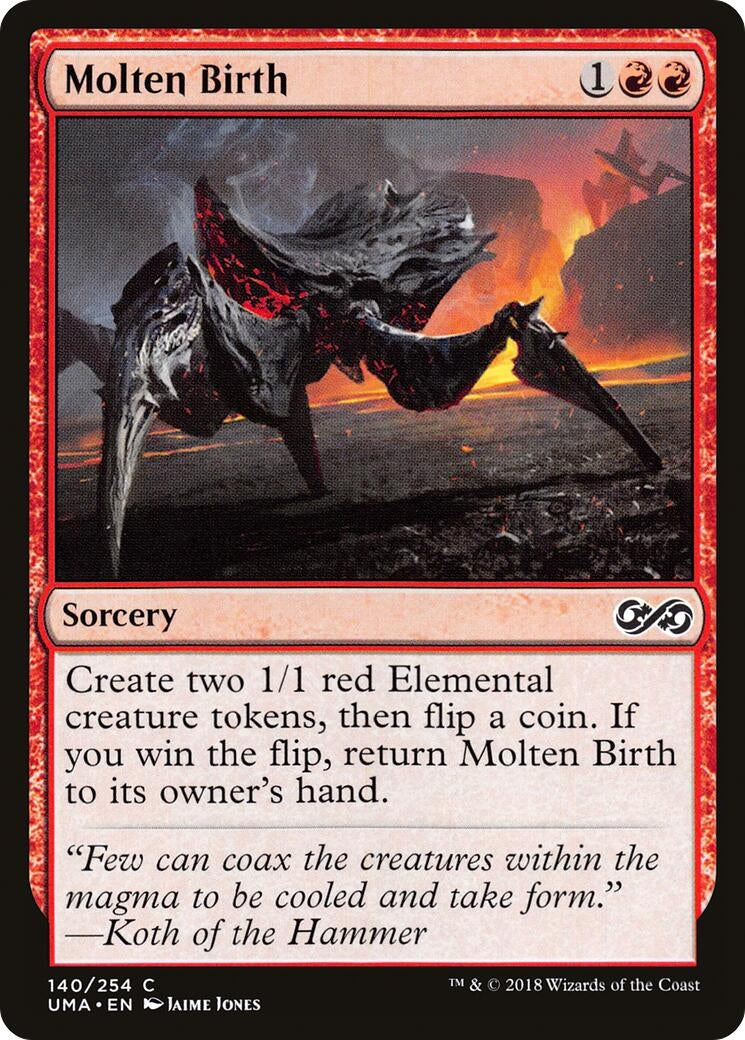 Image for Molten Birth (140) (UMA) - Magic: The Gathering