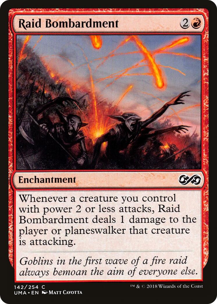 Image for Raid Bombardment (142) (UMA) - Magic: The Gathering