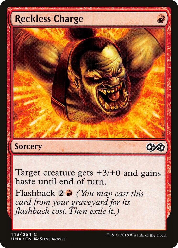 Image for Reckless Charge (143) (UMA) - Magic: The Gathering