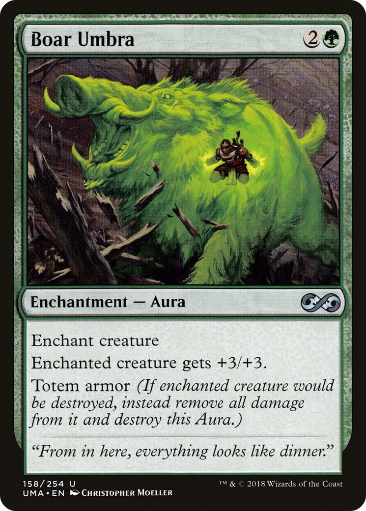 Image for Boar Umbra (158) (UMA) - Magic: The Gathering