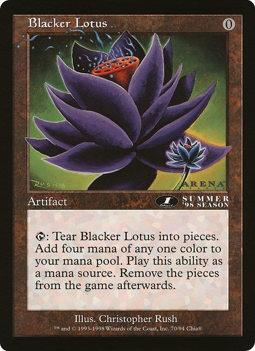 Image for Blacker Lotus (Arena League) (70) (OVER) - Magic: The Gathering