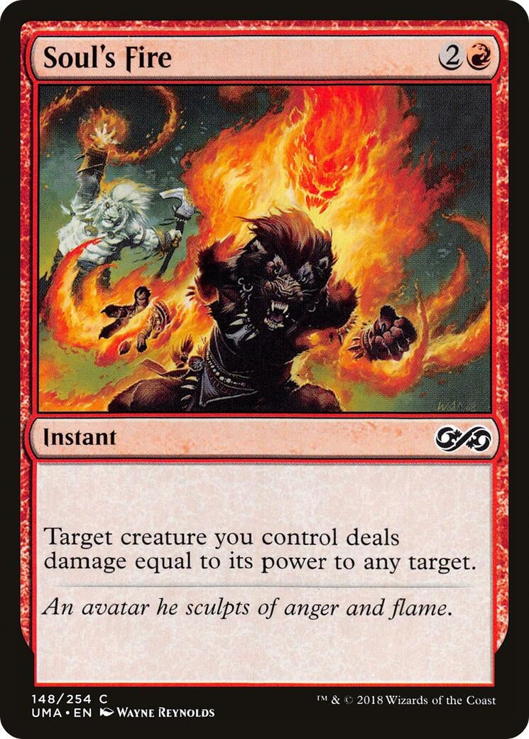 Image for Soul's Fire (148) (UMA) - Magic: The Gathering