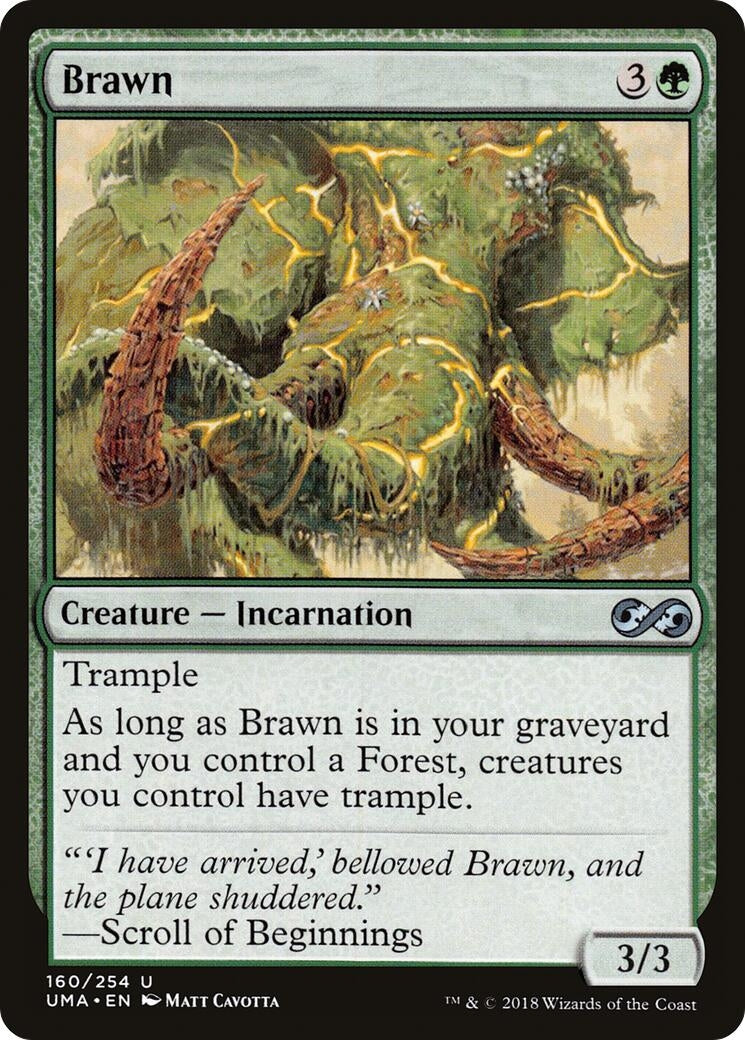 Image for Brawn (160) (UMA) - Magic: The Gathering
