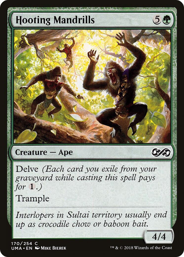 Image for Hooting Mandrills (170) (UMA) - Magic: The Gathering