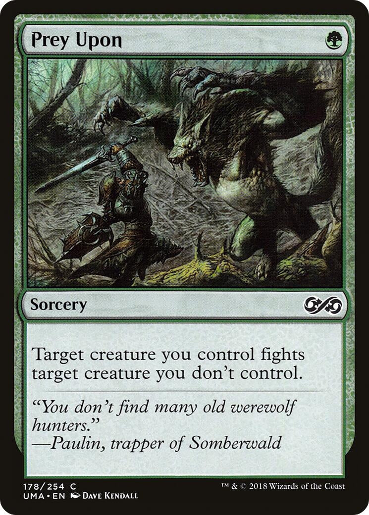 Image for Prey Upon (178) (UMA) - Magic: The Gathering