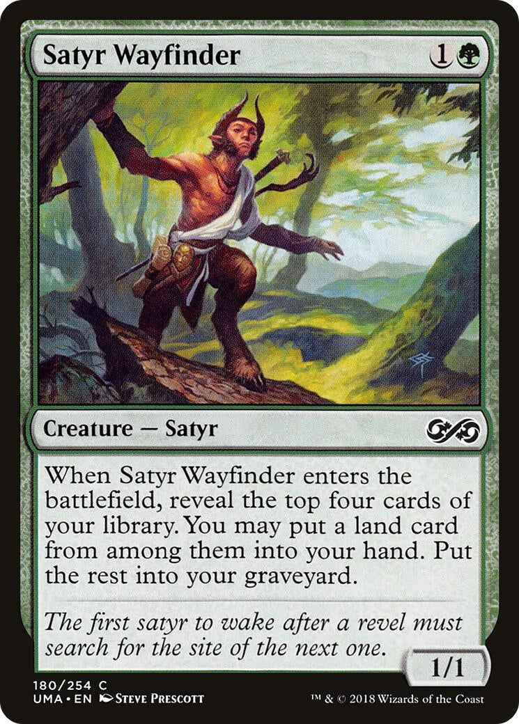 Image for Satyr Wayfinder (180) (UMA) - Magic: The Gathering