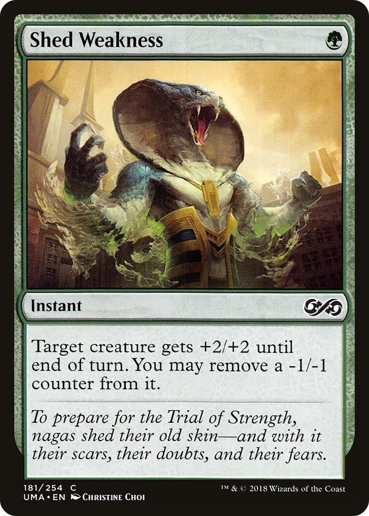Image for Shed Weakness (181) (UMA) - Magic: The Gathering