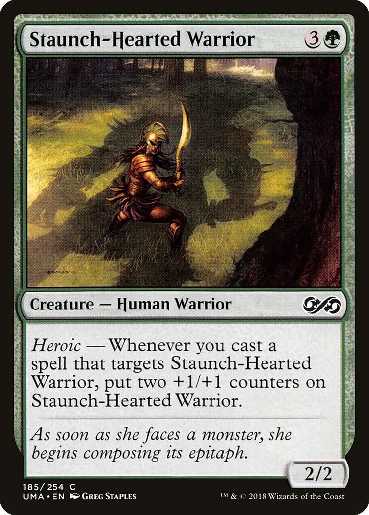 Image for Staunch-Hearted Warrior (185) (UMA) - Magic: The Gathering