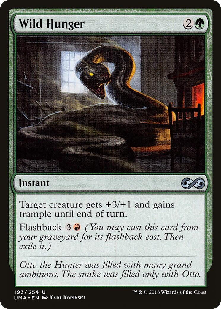 Image for Wild Hunger (193) (UMA) - Magic: The Gathering