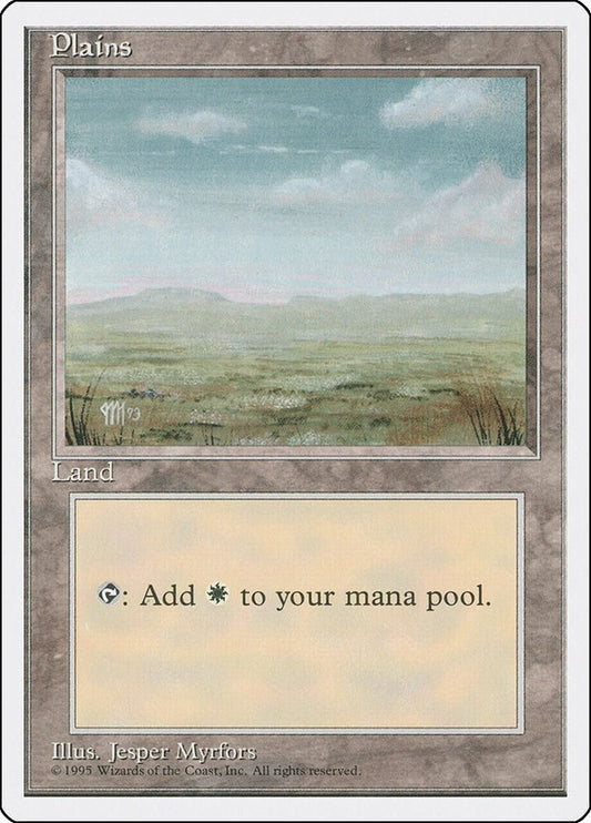 Image for Plains (C) (186) (4ED) - Magic: The Gathering