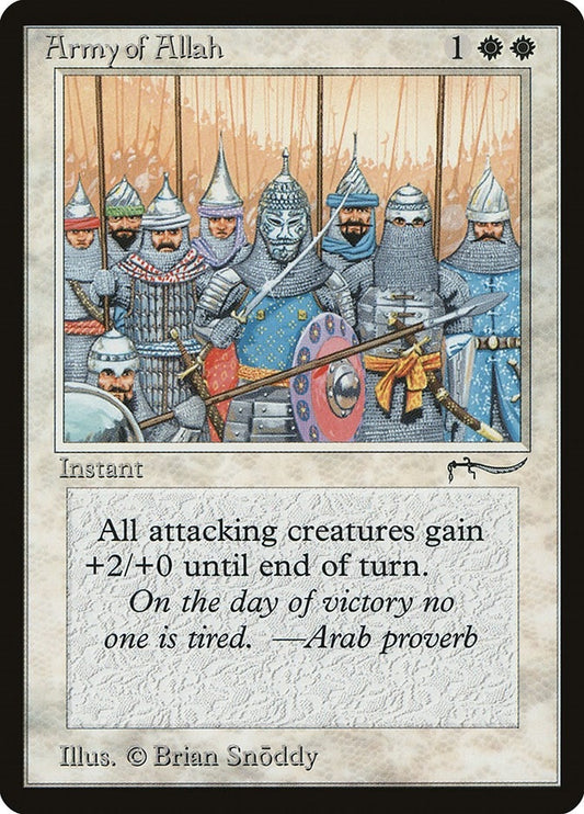 Image for Army of Allah (Light) (ARN) - Magic: The Gathering