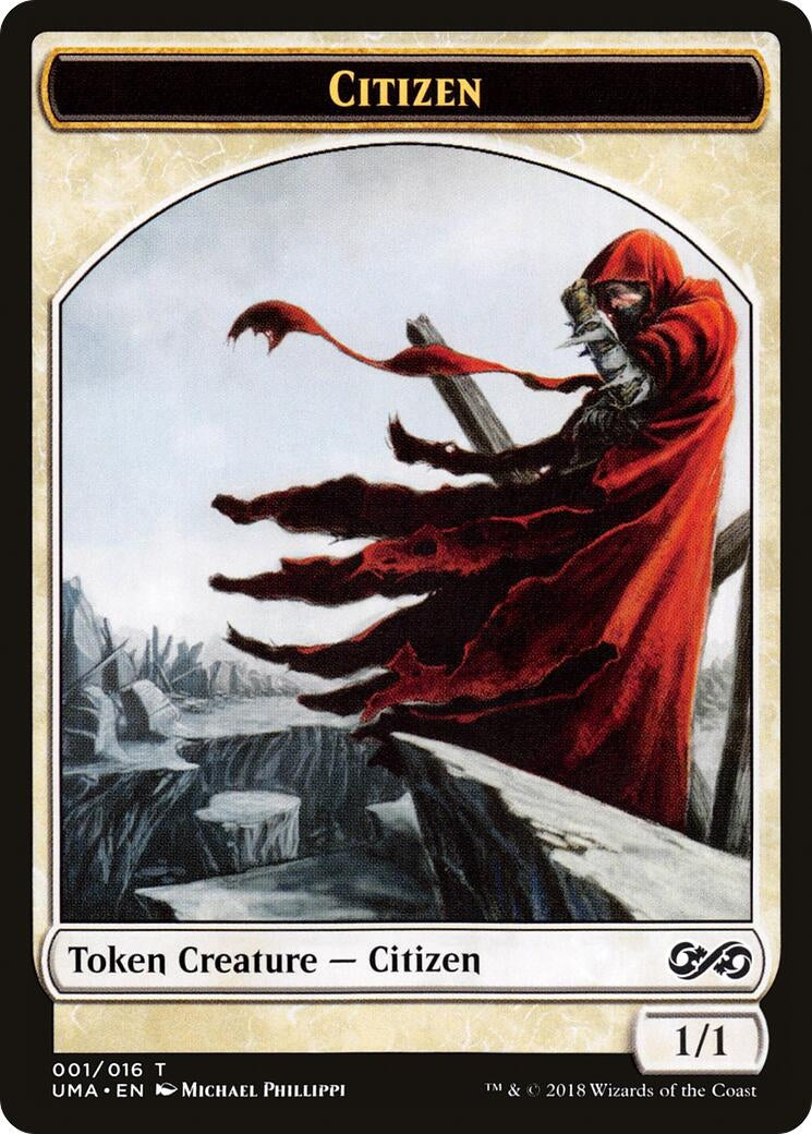 Image for Citizen Token (1) (UMA) - Magic: The Gathering