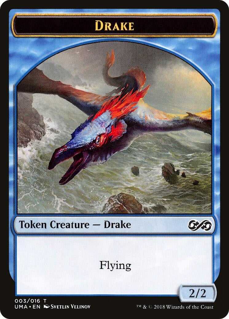 Image for Drake Token (3) (UMA) - Magic: The Gathering