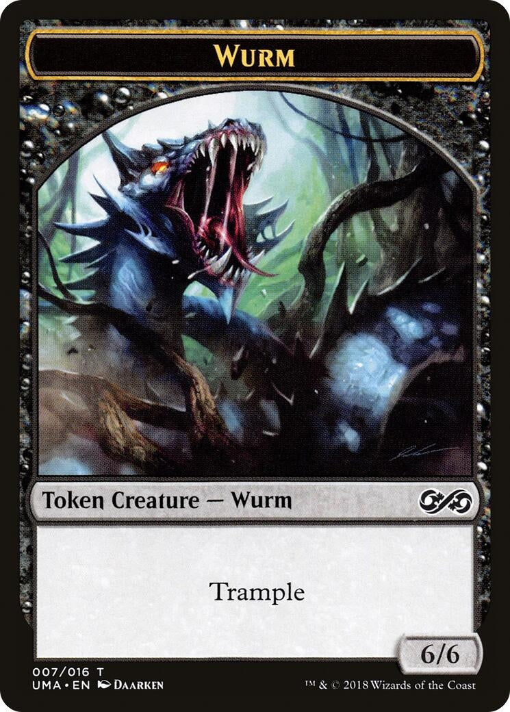 Image for Wurm Token (7) (UMA) - Magic: The Gathering