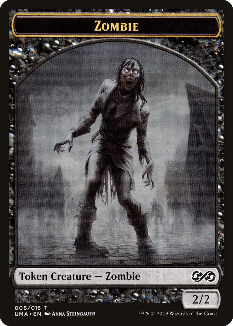 Image for Zombie Token (8) (UMA) - Magic: The Gathering