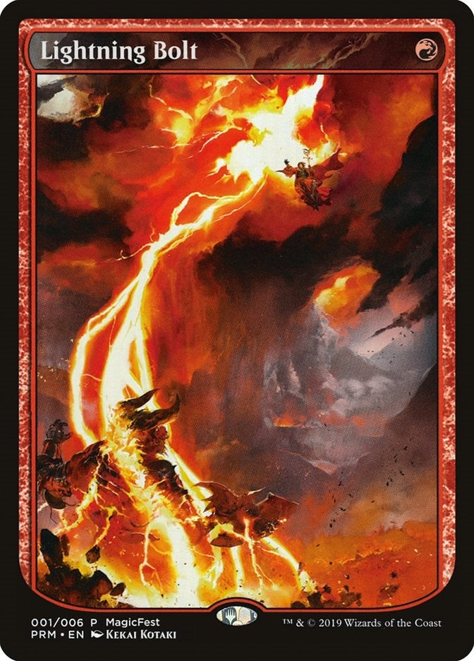 Image for Lightning Bolt (1) (MFP) - Magic: The Gathering
