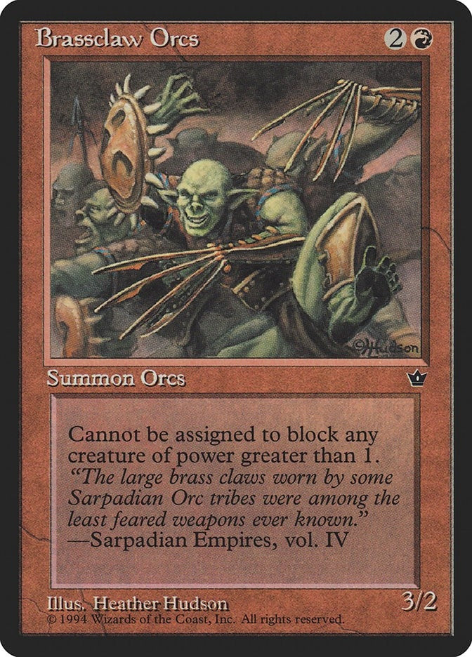 Image for Brassclaw Orcs (Hudson) (FEM) - Magic: The Gathering