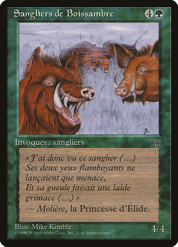 Durkwood Boars (French) - "Sangliers de Boissambre" (REN)