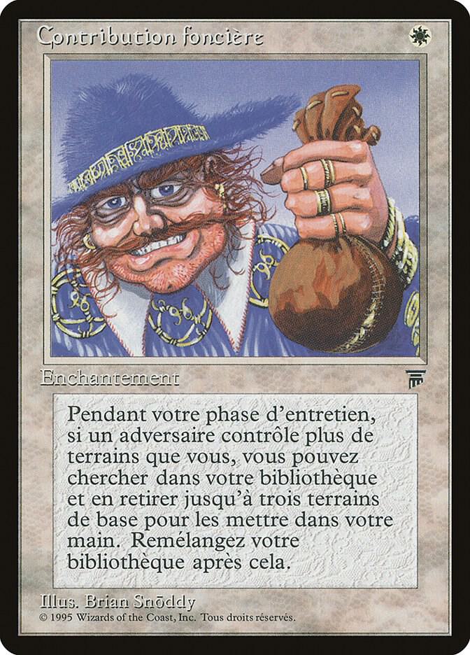 Land Tax (French) - "Contribution fonciere" (REN)