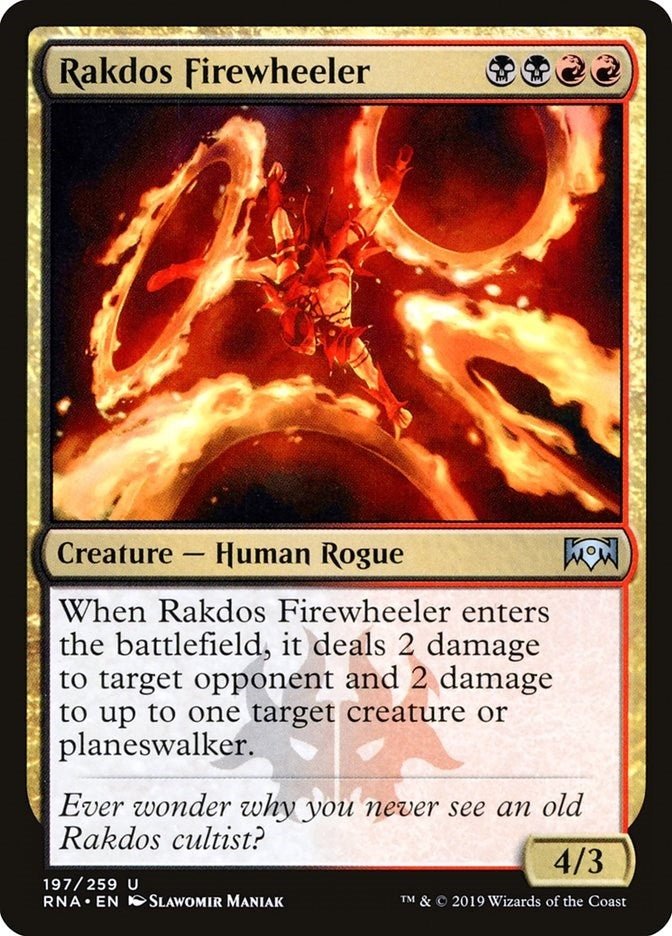 Image for Rakdos Firewheeler (197) (RNA) - Magic: The Gathering
