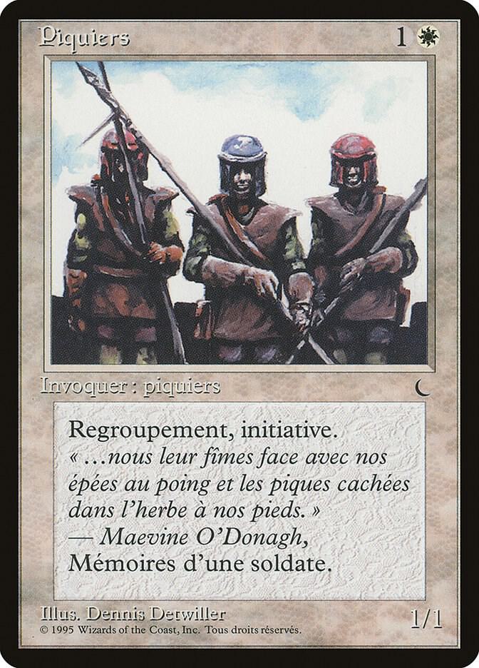 Pikemen (French) - "Piquiers" (REN)