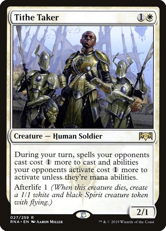 Image for Tithe Taker (27) (RNA) - Magic: The Gathering