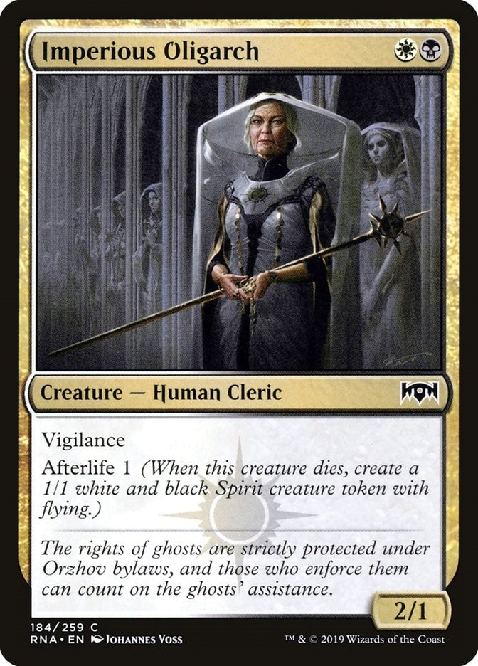 Image for Imperious Oligarch (184) (RNA) - Magic: The Gathering