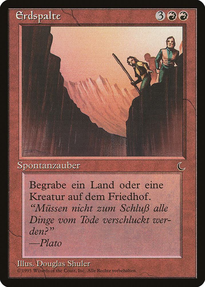 Fissure (German) - "Erdspalte" (REN)