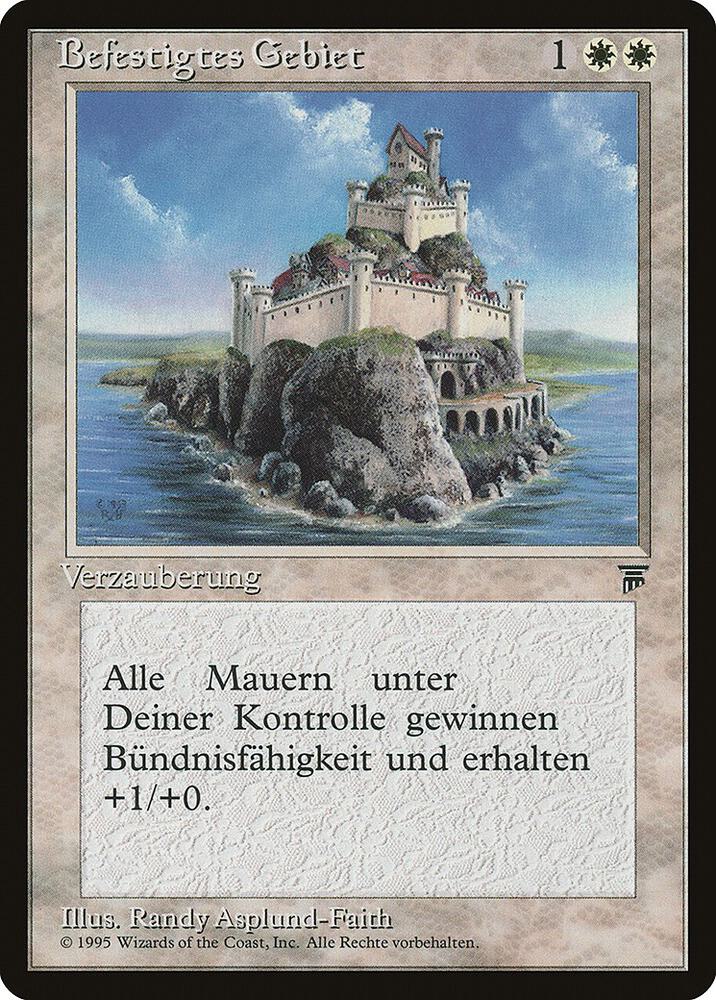 Fortified Area (German) - "Befestigtes Gebiet" (REN)